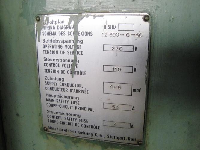 GEHRING 1 Z 600-12